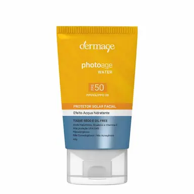 DERMAGE PHOTOAGE WATER PROTETOR SOLAR FACIAL FPS 50 40G