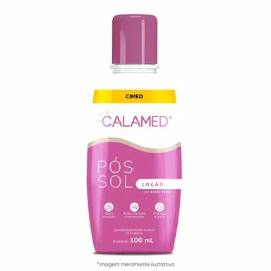 CALAMED LOçãO PóS-SOL AçãO REFRESCANTE ALIVIO IMEDIATO 100ML