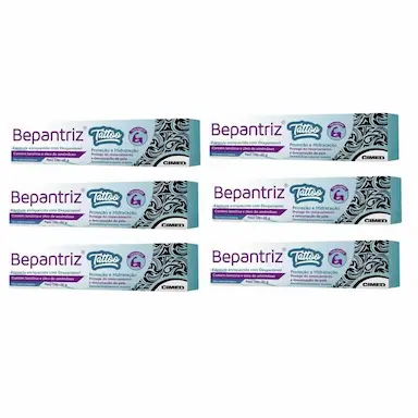 KIT BEPANTRIZ TATOO PROTEçãO HIDRATAçãO CIMED 20G 6 UNIDADES