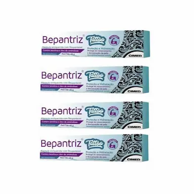 KIT BEPANTRIZ TATOO PROTEçãO HIDRATAçãO CIMED 20G 4 UNIDADES