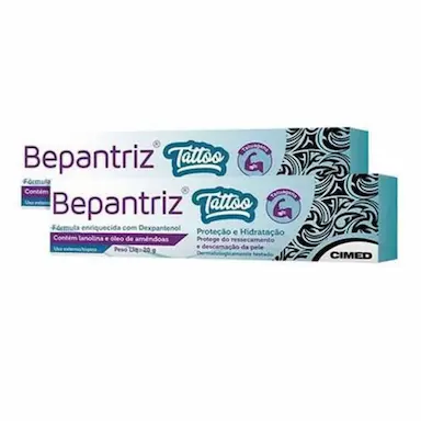 KIT BEPANTRIZ TATOO PROTEçãO HIDRATAçãO CIMED 20G 2UNIDADES