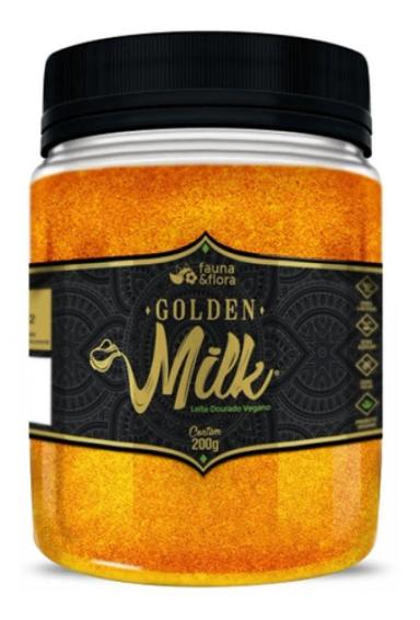 LEITE DOURADO GOLDEN MILK 200G  VEGANO - FAUNA E FLORA
