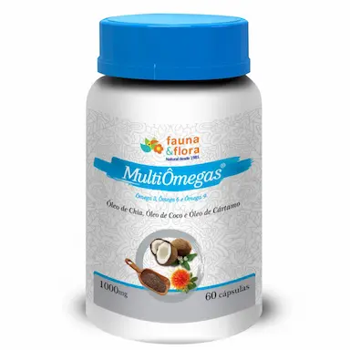 ÔMEGA 3 6 E 9 - MULTI ÔMEGAS 1000MG 60 CáPSULAS