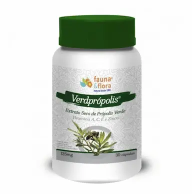 EXTRATO SECO DE PRóPOLIS VERDE 125MG 30 CáPSULAS Neutro