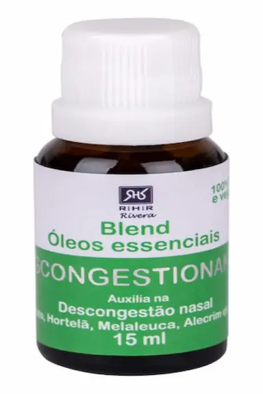 BLEND DE ÓLEOS ESSENCIAIS - DESCONGESTIONANTE 15ML