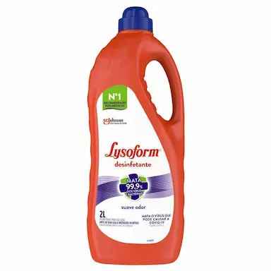 DESINFETANTE LYSOFORM USO GERAL SUAVE ODOR 2L