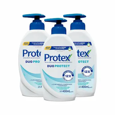KIT 3 SABONETE LíQUIDO PROTEX DUO 400ML