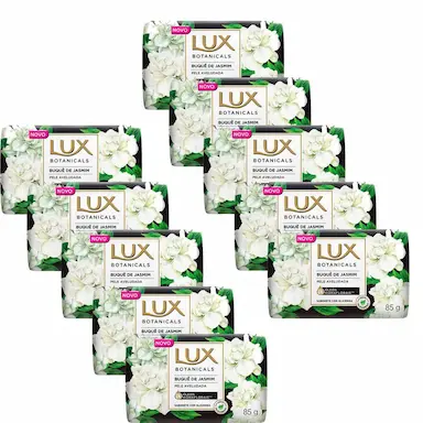 KIT 10 SABONETES EM BARRA LUX BOTANICALS BUQUê DE JASMIM 85G