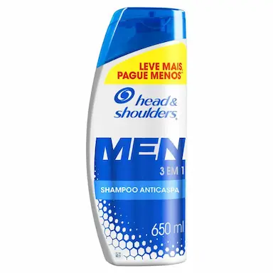 SHAMPOO HEAD &amp;amp;AMP; SHOULDERS ANTICASPA 3 EM 1 650ML