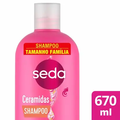 SHAMPOO SEDA COCRIAçõES CERAMIDAS 670ML TAMANHO FAMíLIA