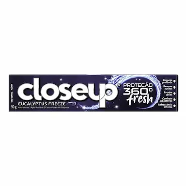 Gel Dental Close Up Proteção 360º Fresh Eucalyptus Freeze 90g