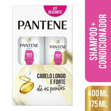SHAMPOO PANTENE MICELAR 400ML + CONDICIONADOR 175ML
