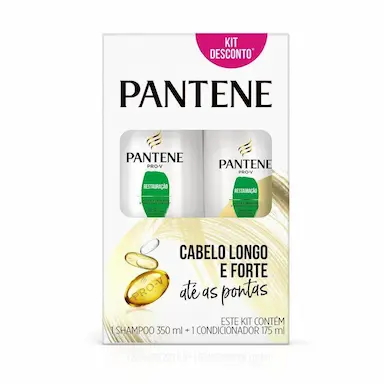 SHAMPOO PANTENE RESTAURAçãO 350 ML + CONDICIONADOR 175 ML