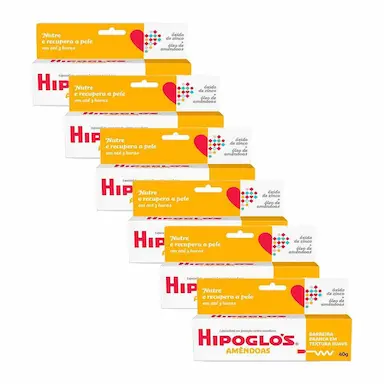 KIT 6 CREMES PREVENTIVO CONTRA ASSADURAS HIPOGLóS AMêNDOAS 40G