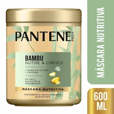 MáSCARA DE TRATAMENTO PANTENE BAMBU 600ML