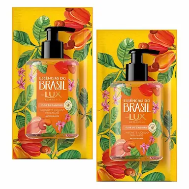 KIT 2 REFIS SABONETE LíQUIDO LUX ESSêNCIAS DO BRASIL VITóRIA RéGIA 240ML CADA