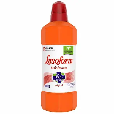 DESINFETANTE LYSOFORM USO GERAL SUAVE ODOR BACTERICIDA 500ML