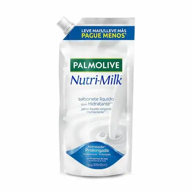 SABONETE LíQUIDO PALMOLIVE NUTRI-MILK HIDRATANTE REFIL 500ML