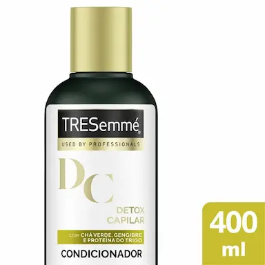 CONDICIONADOR TRESEMMé DETOX CAPILAR COM CHá DE GENGIBRE E PROTEINA DO TRIGO 400ML