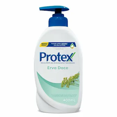 SABONETE LíQUIDO ANTIBACTERIANO PROTEX ERVA DOCE 400ML