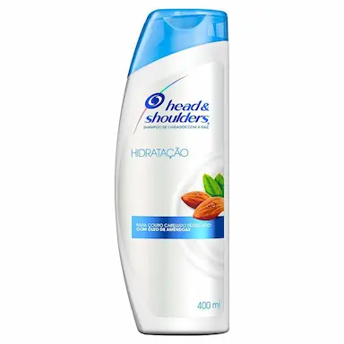 SHAMPOO HEAD &amp;amp; SHOULDERS ANTICASPA HIDRATAçãO COM ÓLEO DE AMêNDOAS 400ML