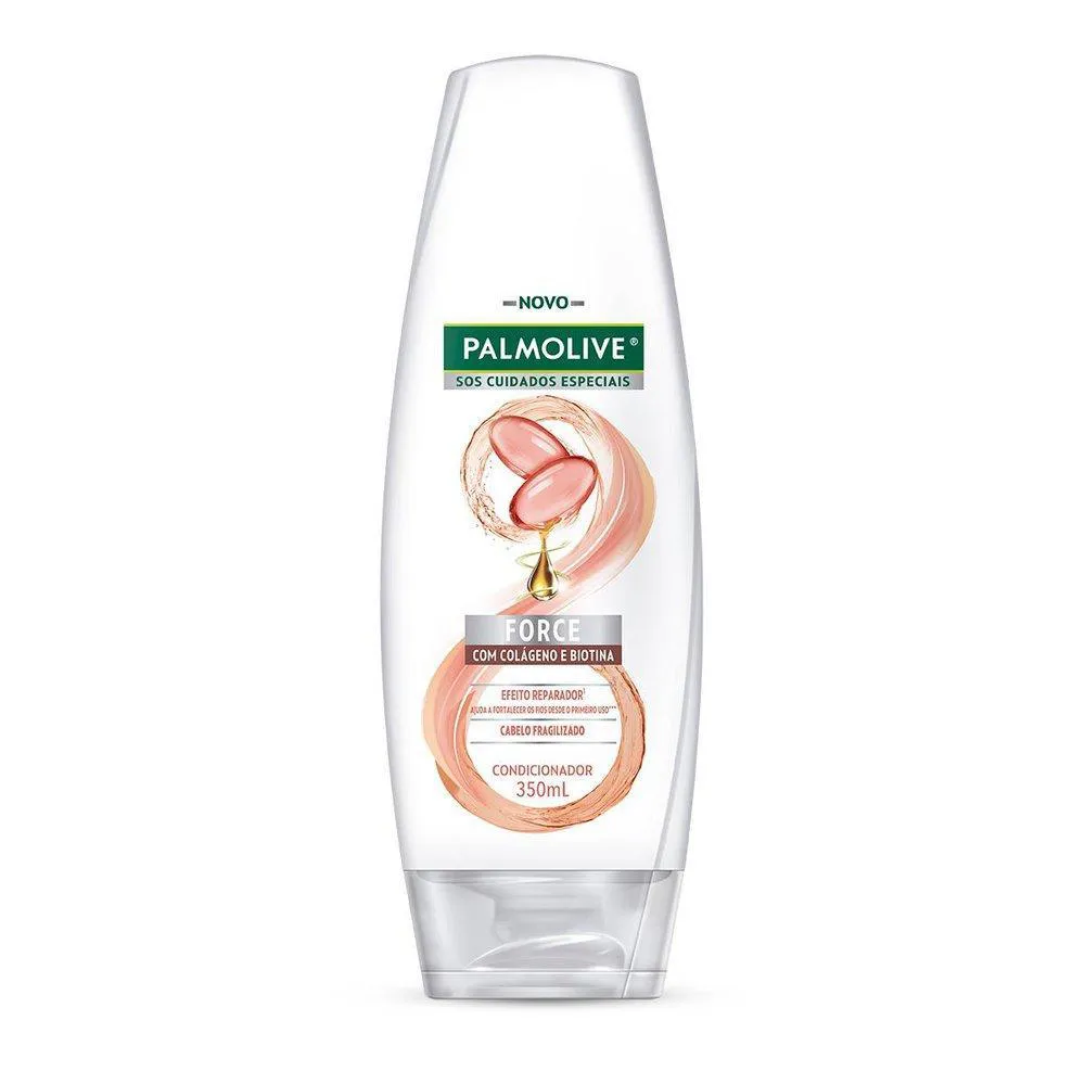 CONDICIONADOR PALMOLIVE SOS CUIDADOS ESPECIAIS FORCE COLáGENO 350ML
