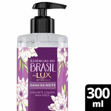 SABONETE LíQUIDO PARA AS MãOS LUX ESSêNCIAS DO BRASIL DAMA DA NOITE 300ML