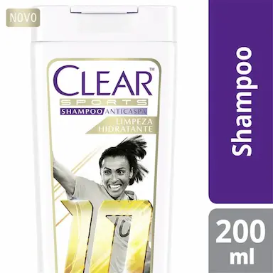 SHAMPOO ANTICASPA CLEAR SPORTS WOMEN 200ML