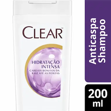 SHAMPOO ANTICASPA CLEAR WOMEN HIDRATAçãO INTENSA 200ML