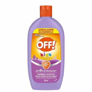 REPELENTE DE INSETOS OFF! LOçãO KIDS 200ML