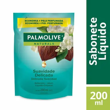 SABONETE LíQUIDO PALMOLIVE NATURALS SUAVIDADE DELICADA 200ML
