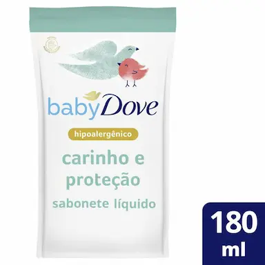 REFIL SABONETE LíQUIDO BABY DOVE CARINHO E PROTEçãO 180ML