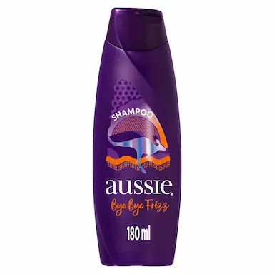 SHAMPOO AUSSIE BYE BYE FRIZZ MACIEZ E BRILHO 180ML