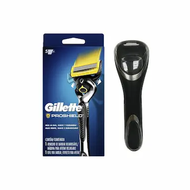KIT APARELHO DE BARBEAR GILLETTE FUSION PROSHIELD + PORTA APARELHO GILLETTE