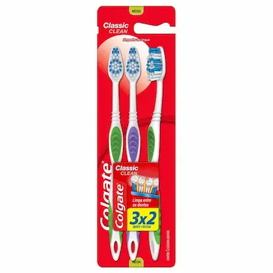 ESCOVA DENTAL COLGATE CLASSIC CLEAN LEVE 3 PAGUE 2