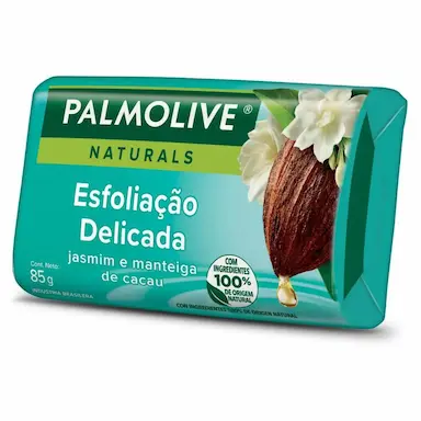 SABONETE EM BARRA PALMOLIVE NATURALS ESFOLIAçãO DELICADA 85G