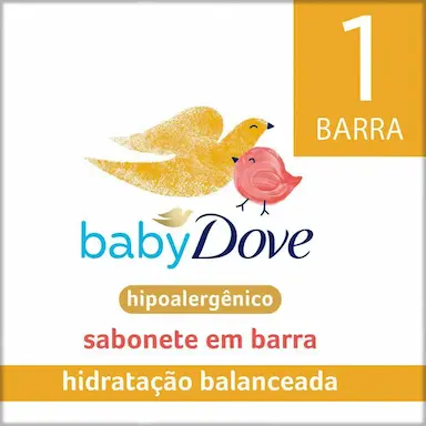 Sabonete em Barra Baby Dove Hidratação Balanceada 75g