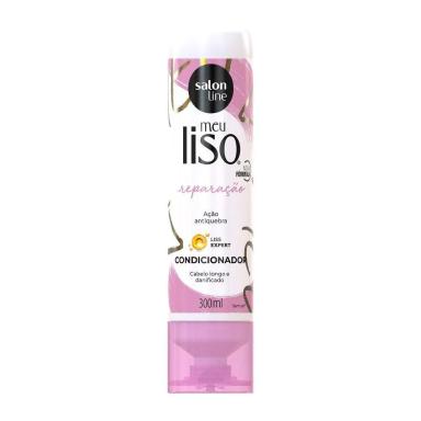 SALON LINE, CONDICIONADOR, MEU LISO, REPARAçãO, VEGANO - CABELOS LISOS, 300 ML