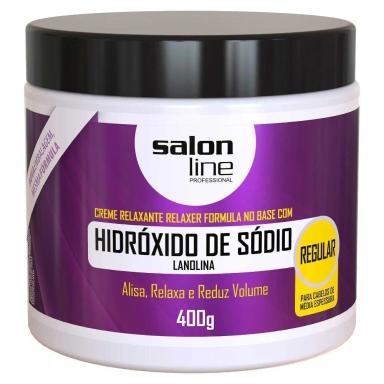 HIDRóXIDO DE SóDIO LANOLINA REGULAR SALON LINE 400GR