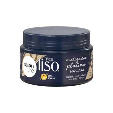 MáSCARA MEU LISO MATIZADOR PLATINA SALON LINE 300G