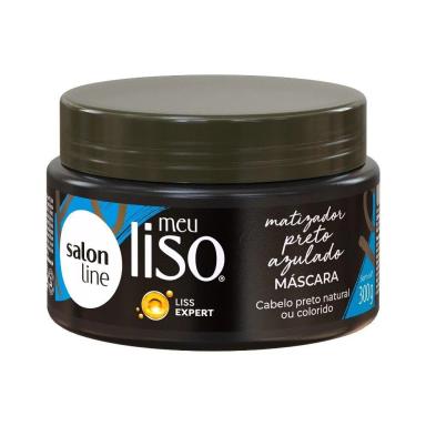 MáSCARA MATIZADORA MEU LISO PRETO AZULADO 300G