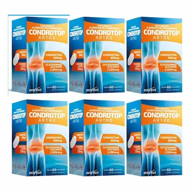 KIT C6 SUPLEMENTO VITAMíNICO CONDROTOP ARTRO C60 – ECOFITUS
