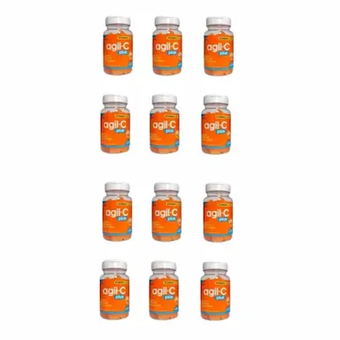 KIT C12 SUPLEMENTO ALIMENTAR AGIL C PLUS C 40 GOMAS  PHARLAB