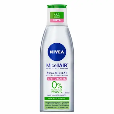 ÁGUA MICELAR EFEITO MATTE PELE MISTA A OLEOSA 200ML – NíVEA