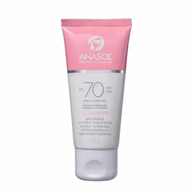 PROTETOR SOLAR FACIAL CLAREADOR FPS70 60G – ANASOL