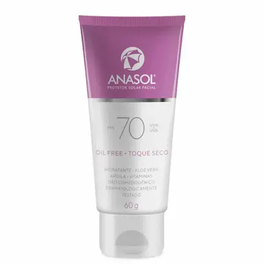 PROTETOR SOLAR FACIAL OIL FREE FPS70 60G – ANASOL
