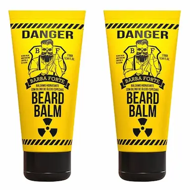KIT 2X BALM DE BARBA BEARD BALM DANGER 170G CADA BARBA FORTE