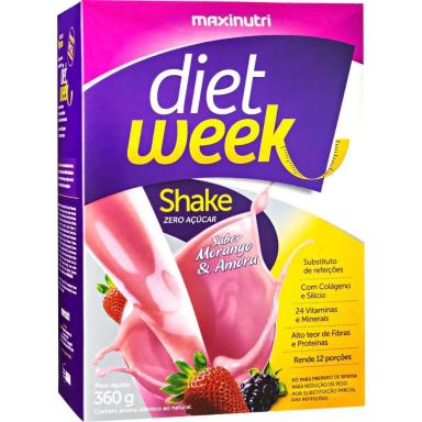 DIET WEEK SHAKE  360G - MORANGO E AMORA