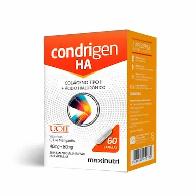 CONDRIGEN H.A (COLáGENO TIPO II - UCII + ÁC. HIALURôNICO) CáPSULAS - 60 CáPS.