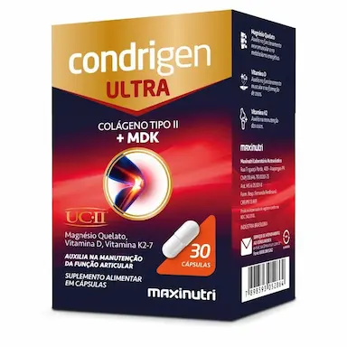 CONDRIGEN ULTRA MDK (COLáGENO TIPO II / UCII + MDK ) 30 CáPS. MAXINUTRI